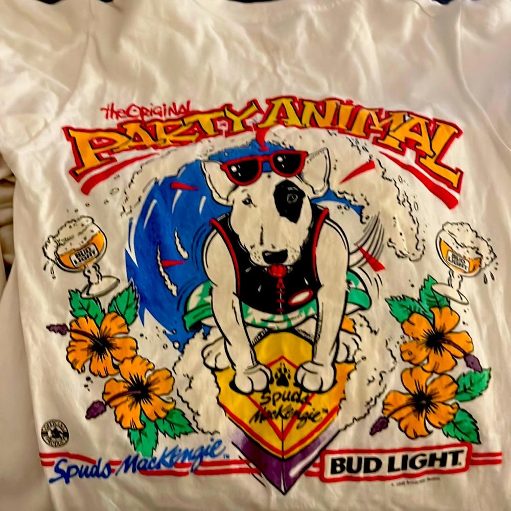 Bud light spuds Mackenzie vintage t shirt